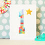 Mini Birthday Number Card, Ages One To Ten, thumbnail 2 of 11
