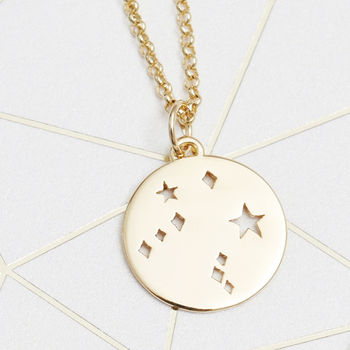 Libra Constellation Necklace Silver, Gold, 2 of 6
