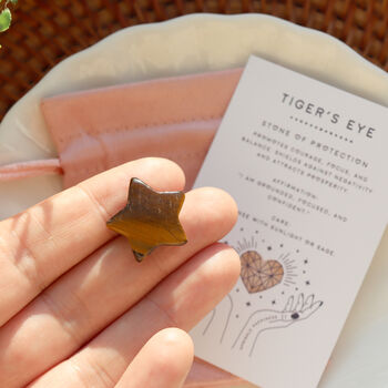 Golden Tiger's Eye Crystal Star, 7 of 7