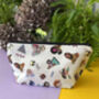 80s Pop Culture Zipper Pouch, Retro Makeup Bag, Nostalgic Gift For Her, thumbnail 2 of 11