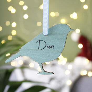 Robin Wooden Hanging Decoration, 12 of 12