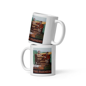 'The Farmers' White Glossy Mug, 3 of 5