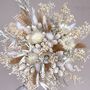 White Dried Flower Bouquet With Bunny Tails, thumbnail 4 of 4