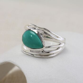 Sterling Silver Turquoise Ring, 3 of 8