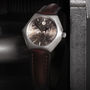 Handmade Bespoke Sterling Silver 'Six' Watch, thumbnail 1 of 7