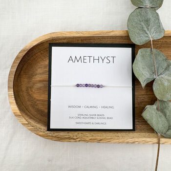 Amethyst Silk Bracelet, 5 of 5