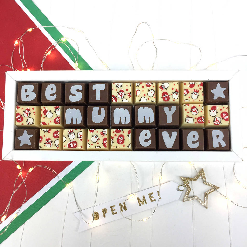 Best Mummy Ever T Box Of Personalised Chocolates By Cocoapod