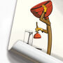 Toilet Plunger, Funny Bathroom Poster, thumbnail 2 of 7