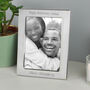 Personalised Silver Plated 5x7 Photo Frame, thumbnail 4 of 9