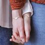 Mother And Child Set Of Gold Plated Flower Bracelets, thumbnail 6 of 9
