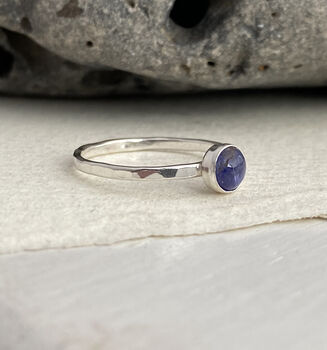 Tanzanite Solitaire Ring, 4 of 5