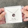 30th Birthday Hand Gesture Necklace Gift For Her, thumbnail 1 of 4