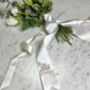 Embroidered Wedding Flowers Bouquet Ribbon, thumbnail 3 of 6