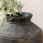 Large Antique Brown Vase, thumbnail 2 of 3