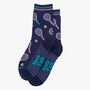 Tennis Bamboo Socks Women's Navy Blue, thumbnail 3 of 4