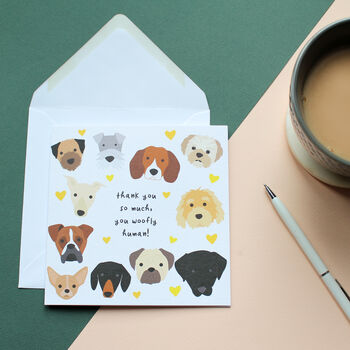 Thank You Dog Card By Heather Alstead Design | notonthehighstreet.com