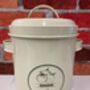 Cream Metal Onion Storage Tin – 19.5cm, thumbnail 3 of 9
