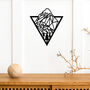 Modern Geometric Mountain And Forest Metal Wall Art, thumbnail 1 of 12