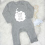 'Baby's Thoughts' Personalised Baby Rompersuit, thumbnail 4 of 6