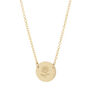 Gold Plated Or Sterling Silver Rose Disc Chain, thumbnail 2 of 4