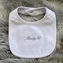 Personalised Embroidered Baby Bib, thumbnail 1 of 7