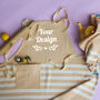 Personalised Cotton Apron And Tea Towel, thumbnail 6 of 12
