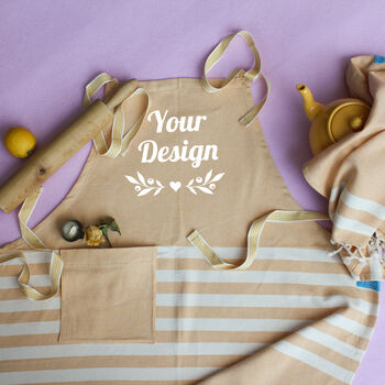 Personalised Cotton Apron And Tea Towel, 6 of 12