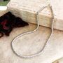 Sterling Silver Minimalist Rings Choker Necklace, thumbnail 4 of 8