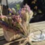 Bakset Of Blooms, Dried Flower Gift, thumbnail 3 of 3