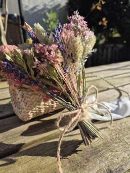 Bakset Of Blooms, Dried Flower Gift, 3 of 3