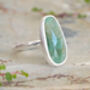 Rose Cut Oval Emerald Ring, thumbnail 2 of 3