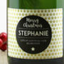 Christmas Personalised Champagne, thumbnail 4 of 5