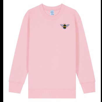 Childrens Organic Cotton Bee Sweatshirt, 3 of 11