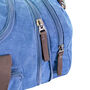 Personalised Weekend Holdall Canvas Travel Bag, thumbnail 5 of 10