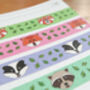 Cute Animal Washi Tape Pack Of Four, thumbnail 2 of 2