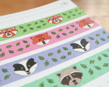 Cute Animal Washi Tape Pack Of Four, 2 of 2