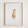 Christmas Gift For Pet Lovers – Personalised Pet Portrait Hand Drawn From Photo, Dog, Cat Or Horse Illustration, thumbnail 1 of 11