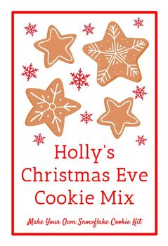 Personalised Christmas Eve Biscuit Baking Kit, 5 of 5