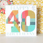 Milestone Birthday Card Age 30 To 90, thumbnail 3 of 7