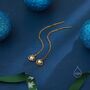 Sterling Silver Mother Of Pearl Planet Threader Earrings, thumbnail 4 of 12