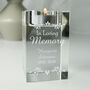 Personalised 'In Loving Memory' Tea Light Holder, thumbnail 3 of 5