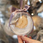 Personalised Robin Remembrance Christmas Bauble, thumbnail 1 of 5