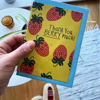 'Thank You Berry Much' Card, 2 of 5