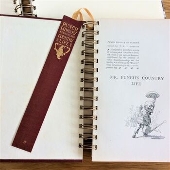 'Mr Punch's Country Life' Upcycled Notebook, 3 of 4