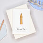 Statue Of Liberty Personalised Engagement Card, thumbnail 8 of 8