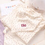 Personalised Blossom And Heart Babygrow Gift Set For Girls, thumbnail 3 of 12