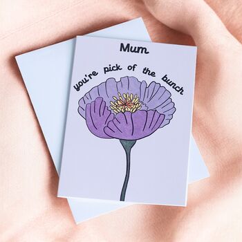 Mum Pick Of The Bunch Floral Card, 2 of 2