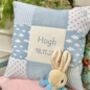 Baby Blue Nursery Name Cushion, thumbnail 2 of 7
