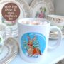 Bunny And Robin Christmas Mug With Hot Choc Kit, thumbnail 2 of 3
