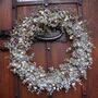 Christmas Wreath With Frosted Eucalyptus And Berries, thumbnail 5 of 8